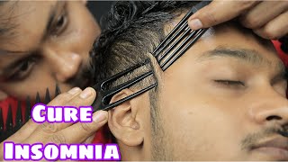 Cure Insomnia By Head Scratching With Comb  Asmr Comb Massage For Deep Sleep  3d Sound Comb Asmr