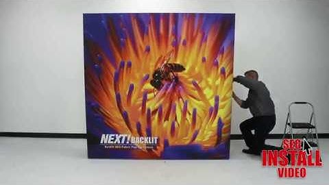 Backlit SEG Fabric Lightbox Display by youhuge.com