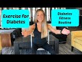 Exercise for diabetes: Seated cardio fitness video routine for diabetes (Chair Workout)