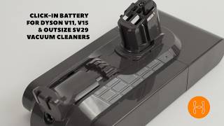 VACUUMS SPARES: Click-in Battery For Dyson V11, V15 & Outsize SV29 Vacuum Cleaners #battery #spares