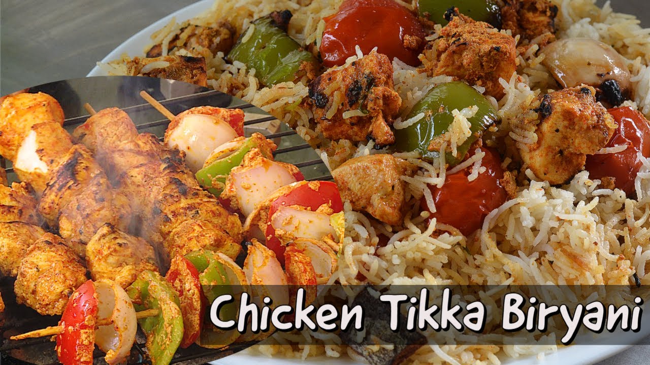 Smoked Chicken Tikka Biryani - Chicken Tikka Masala Biryani - Chicken Tikka Recipe | Vahchef - VahRehVah