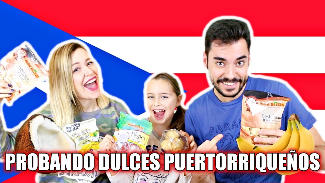 ESPAÑOLES PRUEBAN POR PRIMERA VEZ DULCES DE PUERTO RICO I #SÁBADOSABADETE