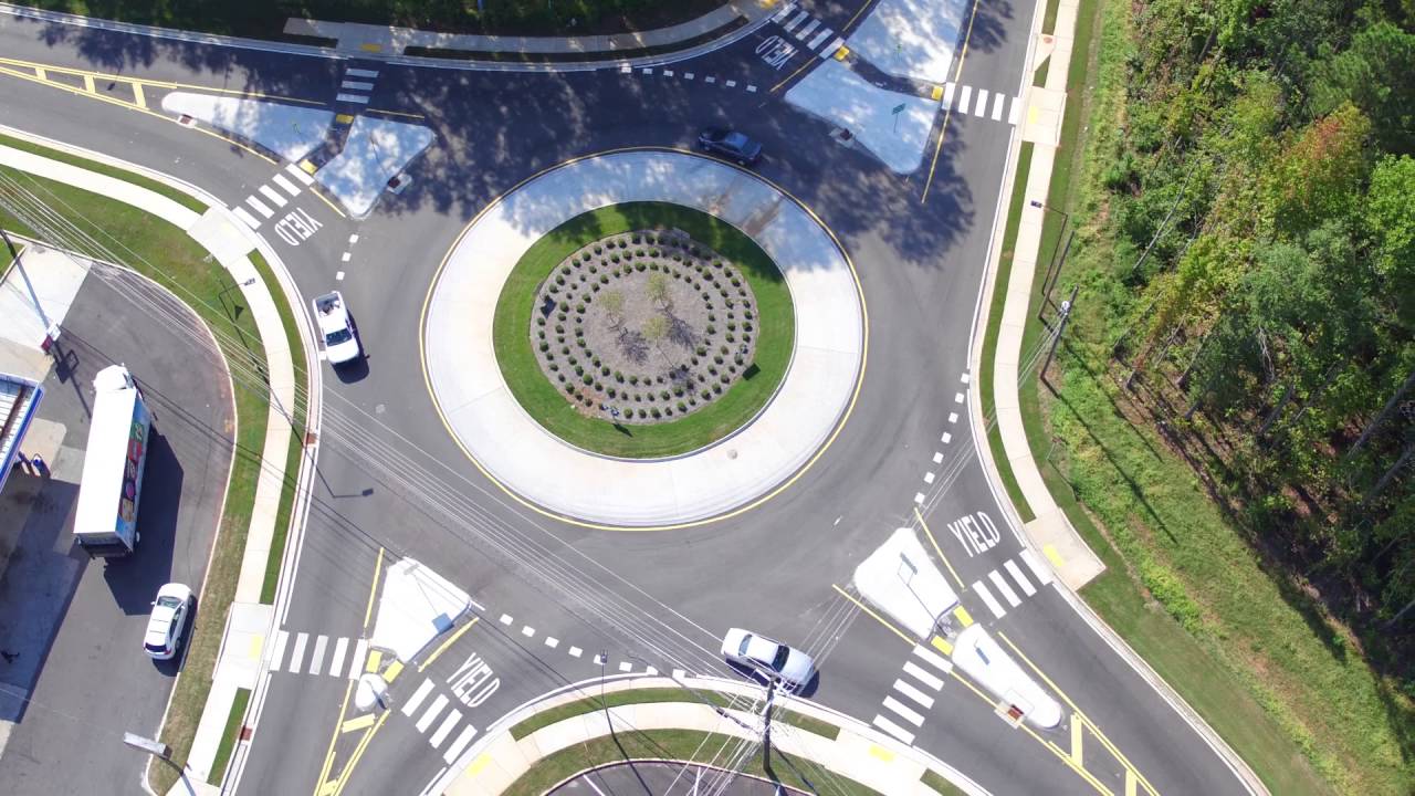 Newnan, GA Roundabout YouTube