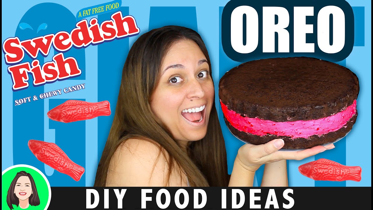 SWEDISH FISH OREOS GIANT FOOD - DIY FOOD WORLD'S BIGGEST FOOD