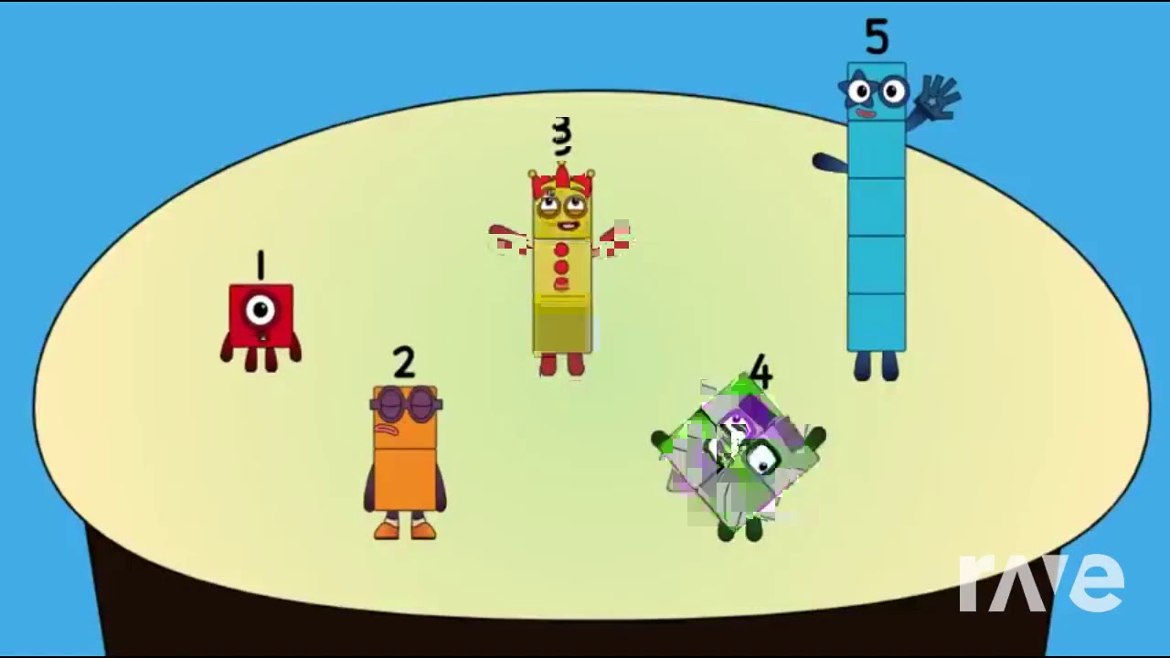 Numberblocks Band In Palendromic - Qha Herman & Clubbbc Tv | RaveDj