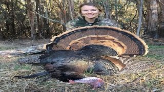 CHAD MENDES' FIANCÉ KILLS 4 BEARDED TURKEY!!! | WEATHERBY SA-459