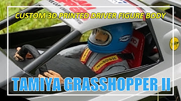 3D Printed Custom Driver Figure Body Set for Tamiya Grasshopper 2 /타미야 그래스호퍼2 용 커스텀 드라이버 피규어 3D프린트
