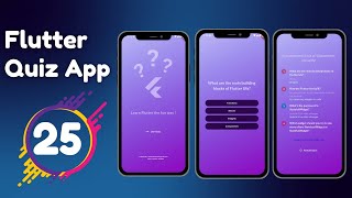 Flutter Quiz App 25: Quiz Number Cooler part 02 | Dart &amp; Flutter Bangla Tutorial