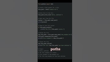 Python Trick: Using pathlib for File and Directory Operations