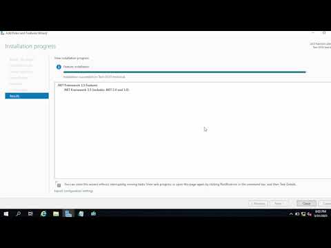 Installing  .NET Framework 3.5 on Windows Server