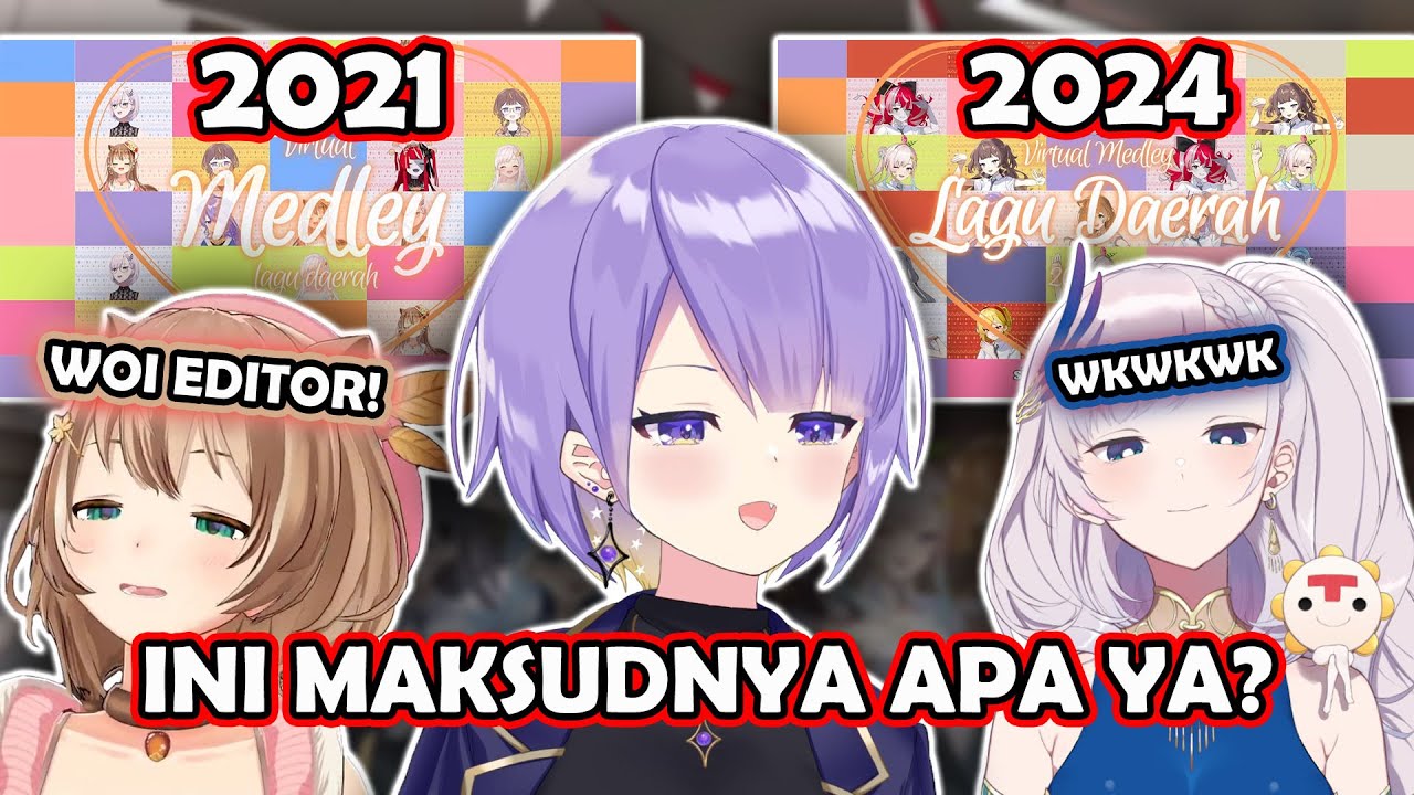 Moona Yang Penasaran Dengan Maksud Editor Medley 2024, Apakah? | Hololive Clip