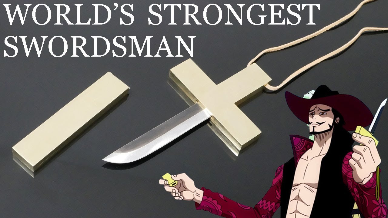 One Piece Dracule Mihawk Yoru sword How to Build DIY Cosplay