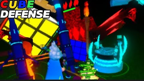 Soloing Chaos in Cube Defense be like, Roblox Cube Defense Solo Chaos