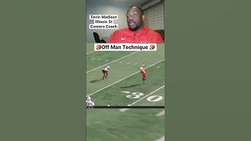 Off Man Technique with Tevin Madison (Illinois State Corners Coach)