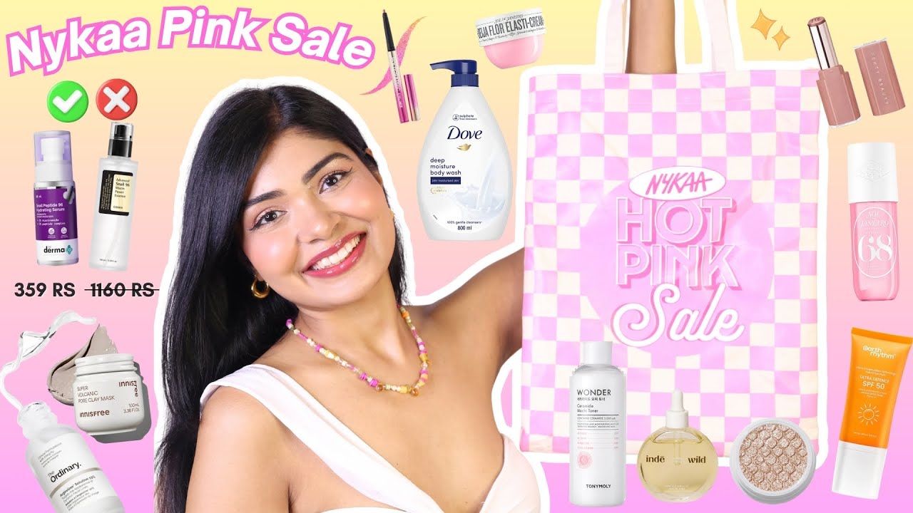 NYKAA Pink Sale Recommendations for Skincare, Makeup, and More 🛍️ (NOT SPONSORED)