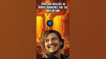 Tank and healers in heroic dungeons for the war within #wow #worldofwarcraft #warcraft