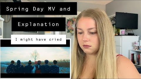 First Time Reaction to “Spring Day” by BTS Music Video and Explanation Video