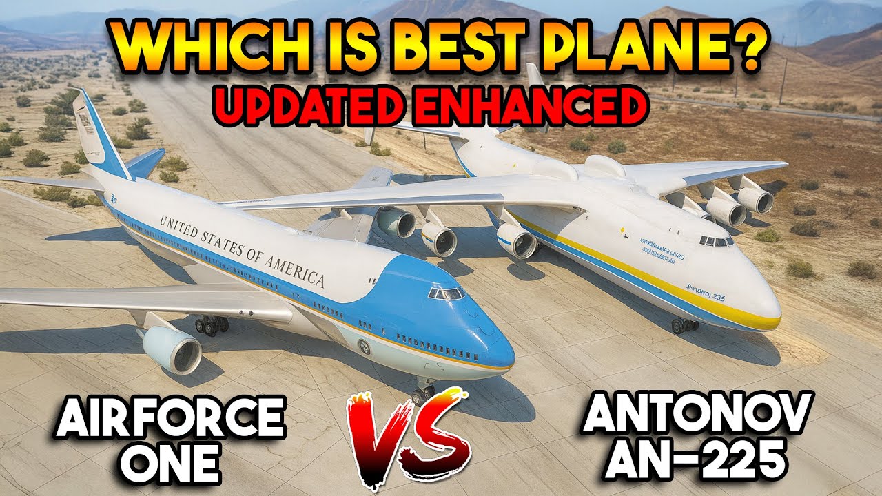 GTA 5 ENHANCED : ANTONOV AN-225 VS AIRFORCE ONE (WHICH IS BEST PLANE?)