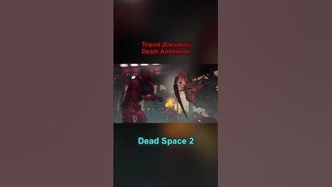 Elevator Tripod Death Animation ☠️ Dead Space 2