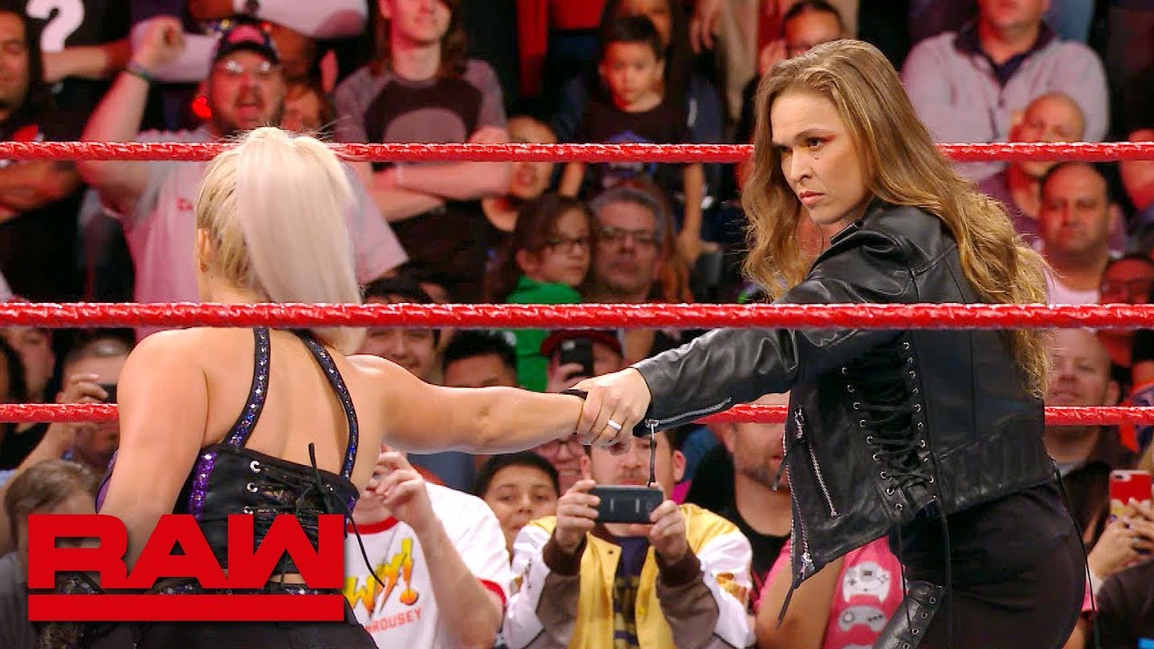 Ronda Rousey makes short work of Dana Brooke Raw Exclusive March 19 2018