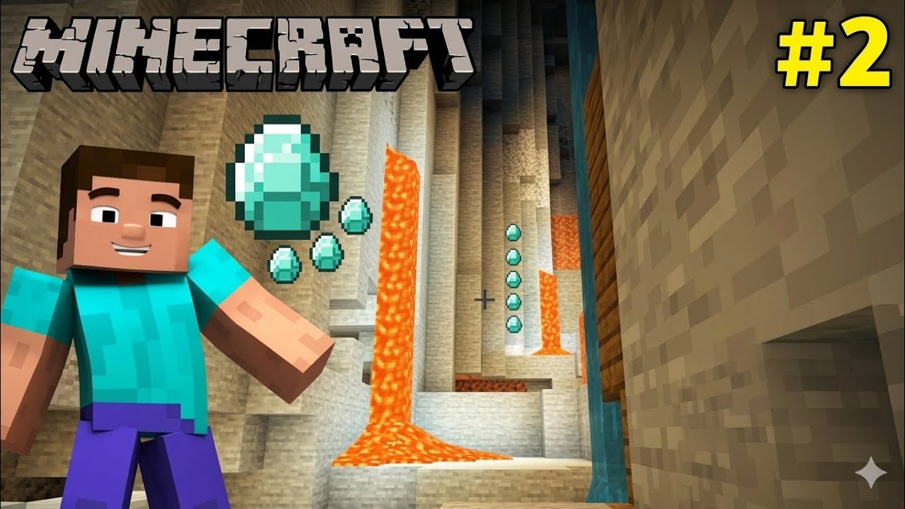 Can I Find Diamonds In Secret Cave | Minecraft Gameplay #2 - YouTube