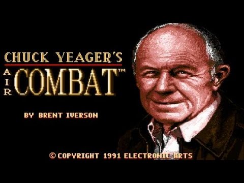 Chuck Yeager's Air Combat gameplay (PC Game, 1991)