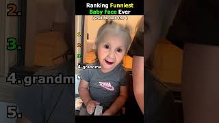 Ranking Funniest Baby Face Ever #shorts