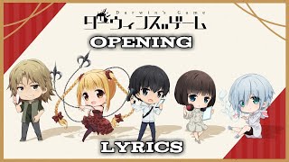 Darwin's Game Opening — Lyrics (Romaji).