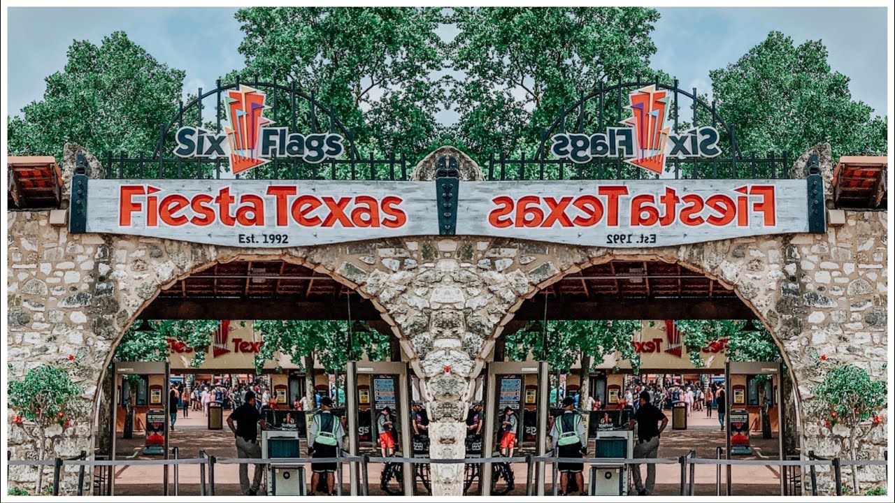 Un poco de Six flags en (San Antonio Tx) YouTube