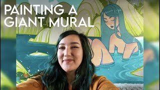 COSTAL BATHS: My first Giant Public Mural // Jacquelindeleon