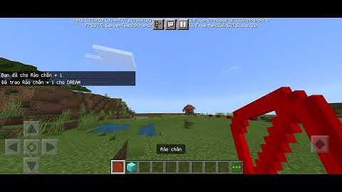 cách lấy block tàng hình trong Minecraft PE