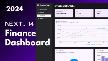 Build a Personal Finance Dashboard Frontend with React, Nextjs, Tailwind CSS, and Shadcn UI Charts
