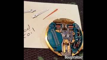 Accutron Spaceview Movement and hands