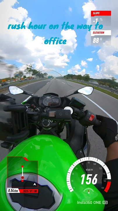 Modenas ninja 250 topspeed 192km/j speedometer gps