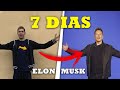 7 DIAS de RUTINA de ELON MUSK - Seguí la rutina de Elon Musk por una semana!