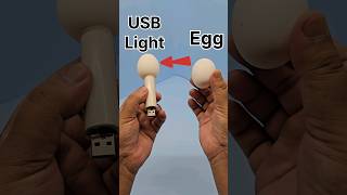 Egg Shell USB Light  I  Night Light #diy #shorts #ytshorts