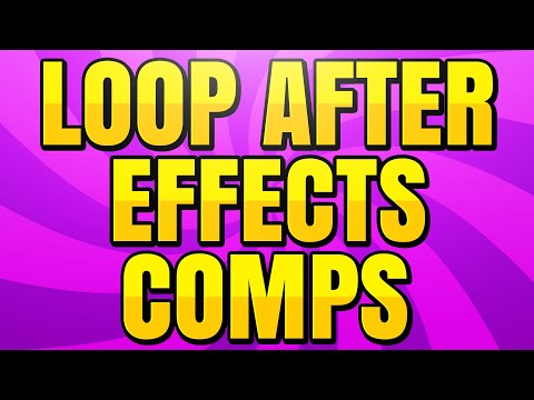 How to Loop a Composition in After Effects CC (Comp Looping)