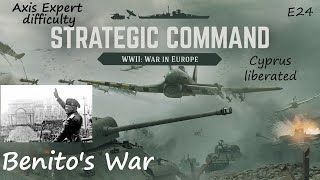 SC WWII: War in Europe - Benito's War expert diffculty E24 Cyprus liberated