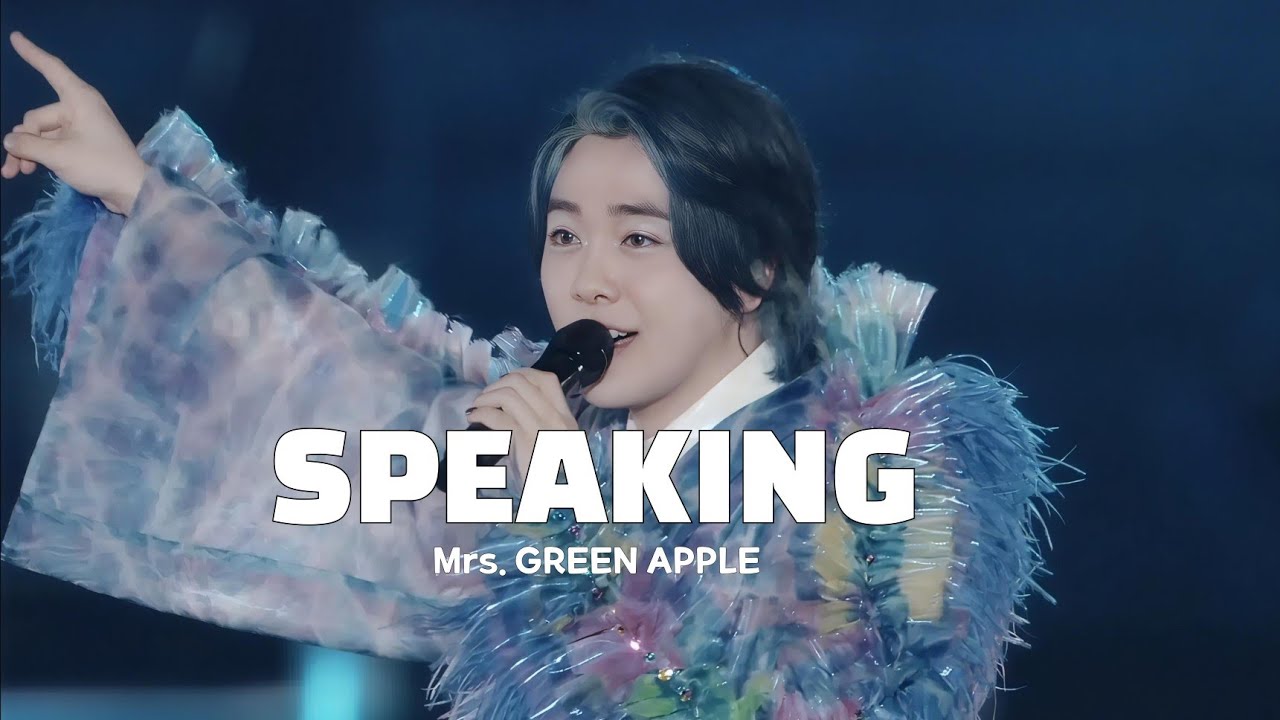 Mrs. GREEN APPLE-Speaking[Live from Atlantis] - YouTube