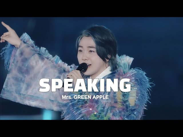 Mrs. GREEN APPLE-Speaking[Live from Atlantis] - YouTube