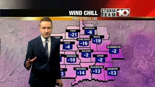 Bitter cold conditions to begin this week!