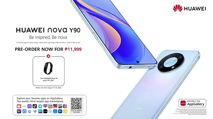 HUAWEI nova Y90: Pre-order now for P11,999