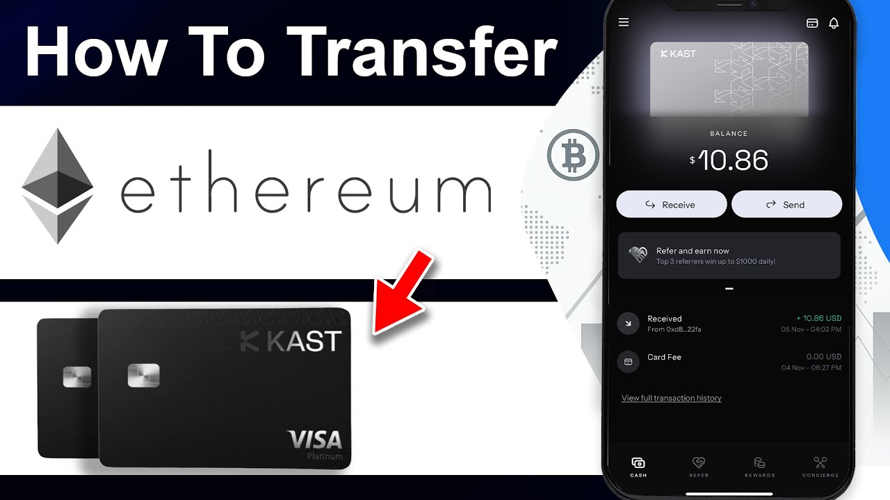 How To Transfer Ethereum To Kast Card (Step By Step)