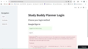Final Study Buddy Demo Video