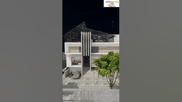 Ai House Design 16k Rendering Animation | Home Exterior Design #trending #satisfying #trendingreels