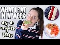 what i eat in a week as a vegan teen