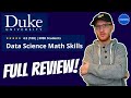 Duke University Data Science Math Skills Course on Coursera: Full Review!