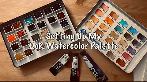 Setting Up My QoR Watercolor Palette