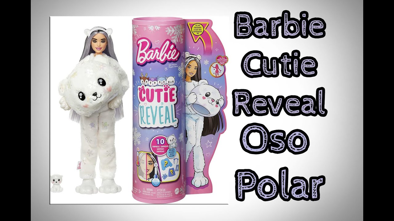 NUEVA Barbie Cutie Reveal Oso Polar 