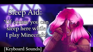 (F4A) Sleep Aid: Minecraft and Chill [Keyboard Sounds] [Minecraft Sounds] [Humming] [Soft Spoken] screenshot 4